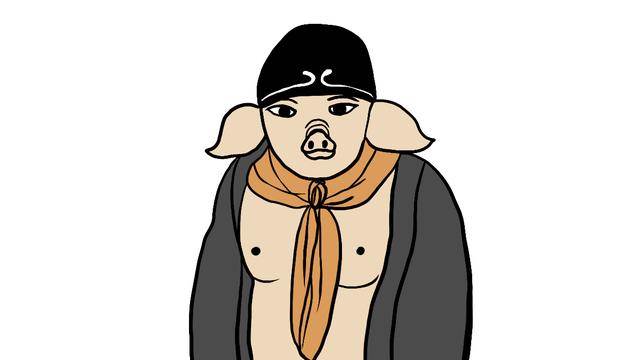 猪八戒画画图片大全