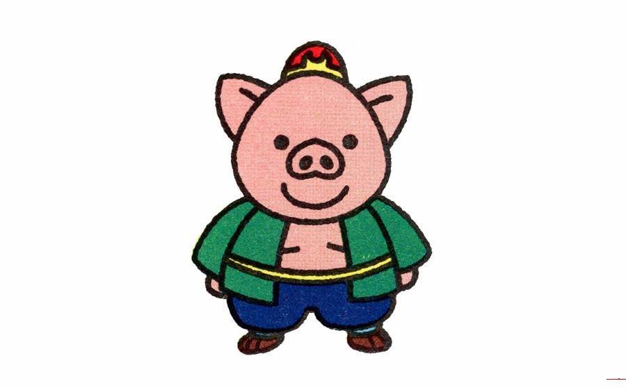 猪八戒画画图片大全