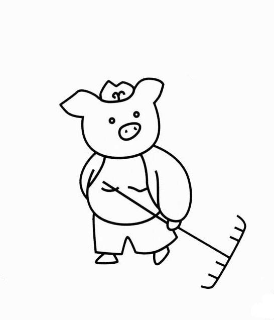 猪八戒画画图片大全