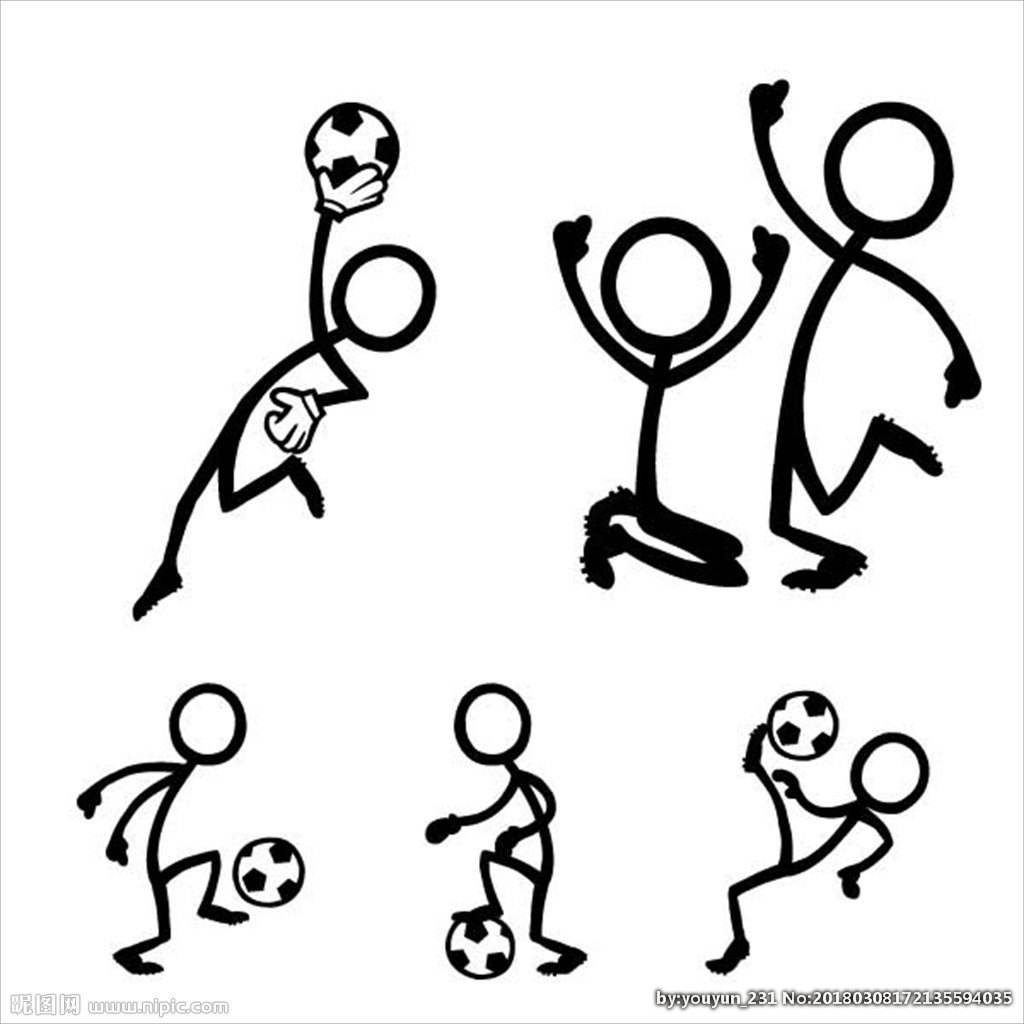 运动项目简笔画