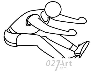 运动项目简笔画