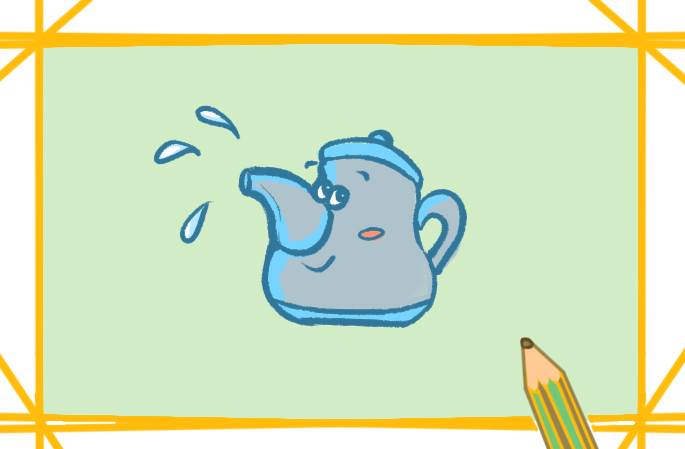 茶壶简笔画