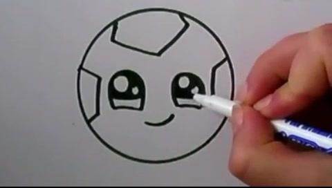 足球简笔画图片