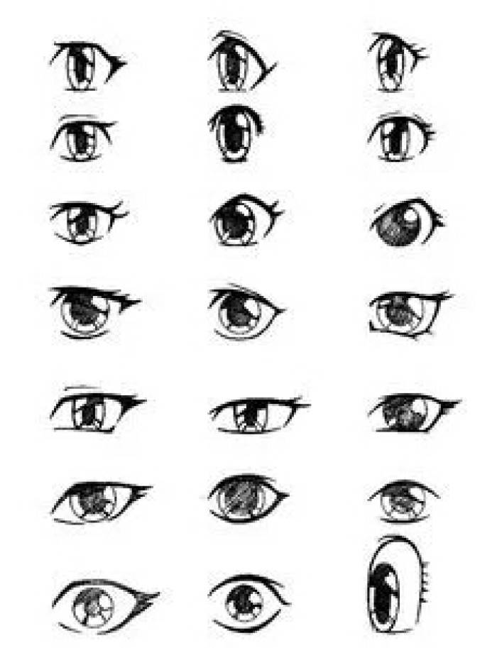 眼睛的画法