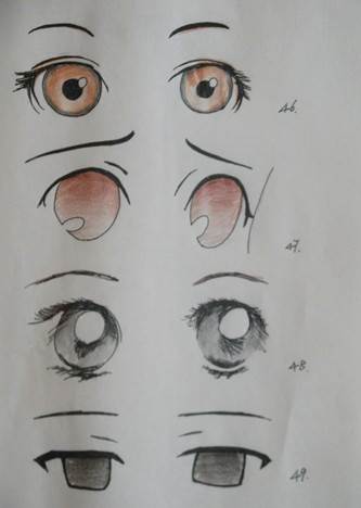 眼睛的画法
