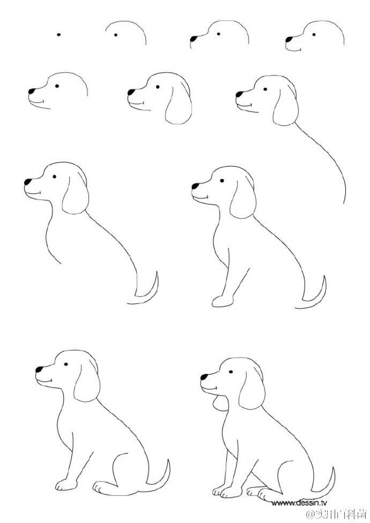 狗狗简笔画