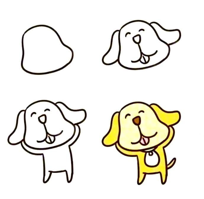 狗狗简笔画