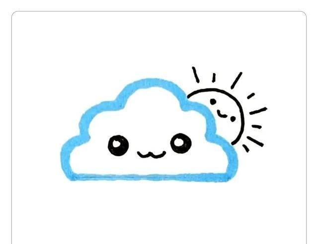 云朵简笔画