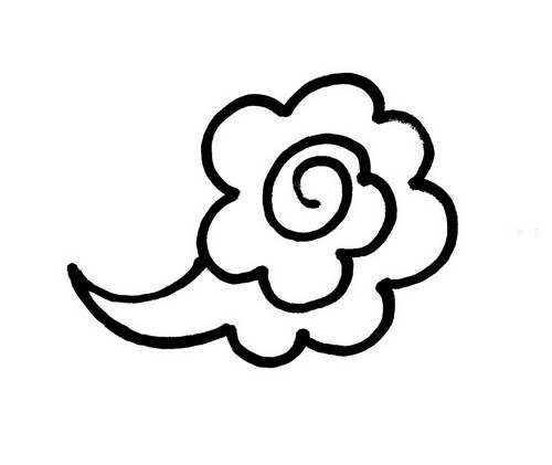 云朵简笔画