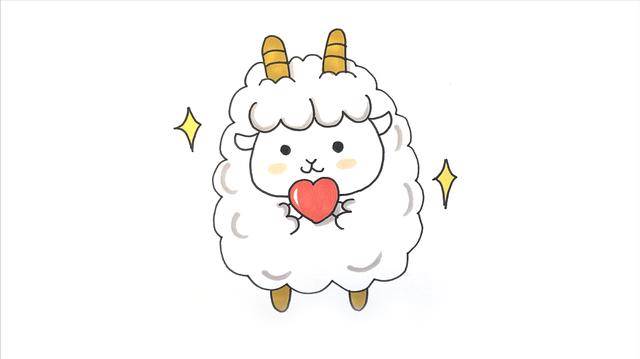 最新小绵羊画法图片