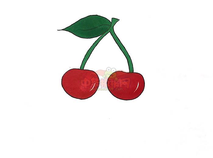 樱桃简笔画