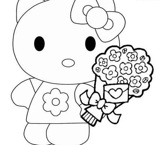 kitty猫简笔画