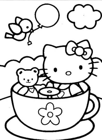 kitty猫简笔画
