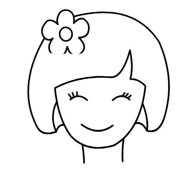 女生简笔画