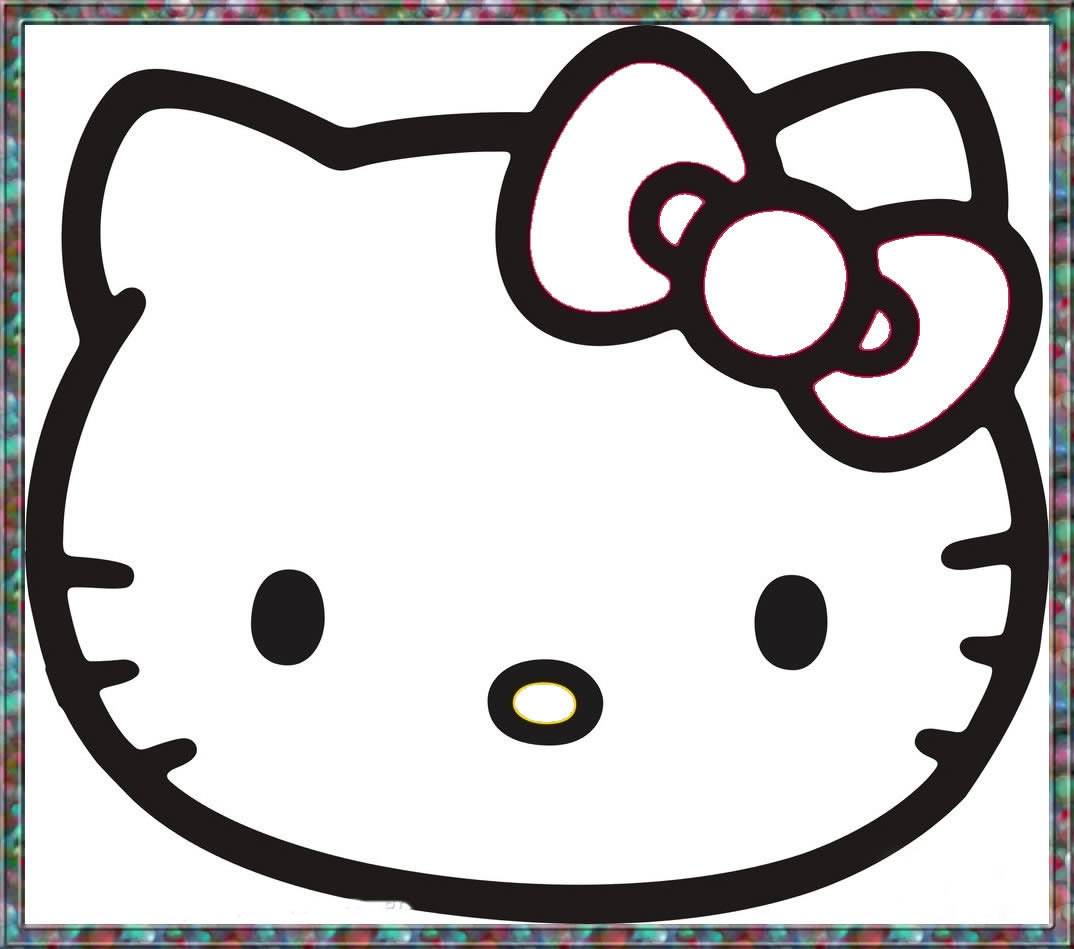 kitty猫简笔画