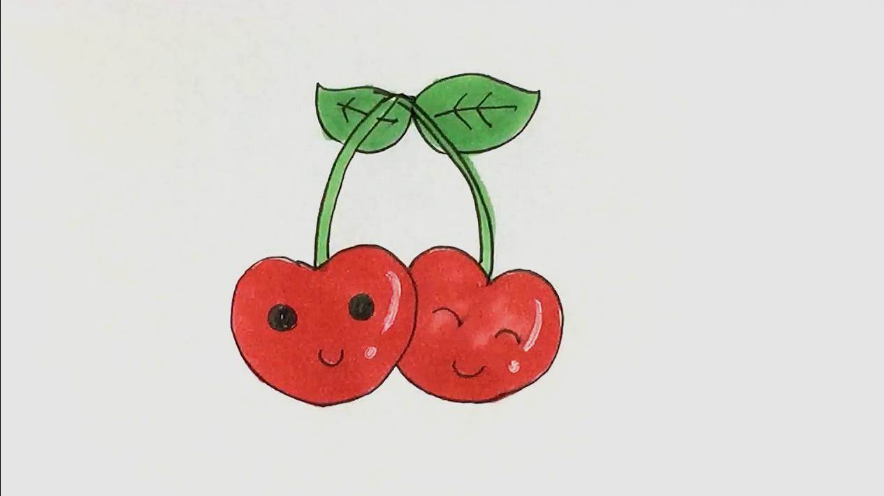 樱桃简笔画