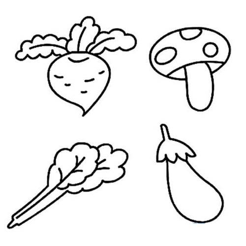 蔬菜图片简笔画