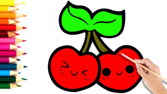 樱桃简笔画