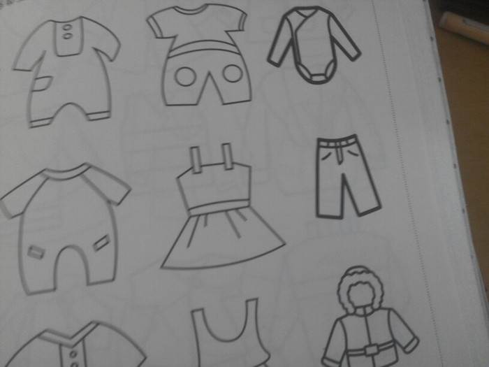 衣服简笔画图片大全