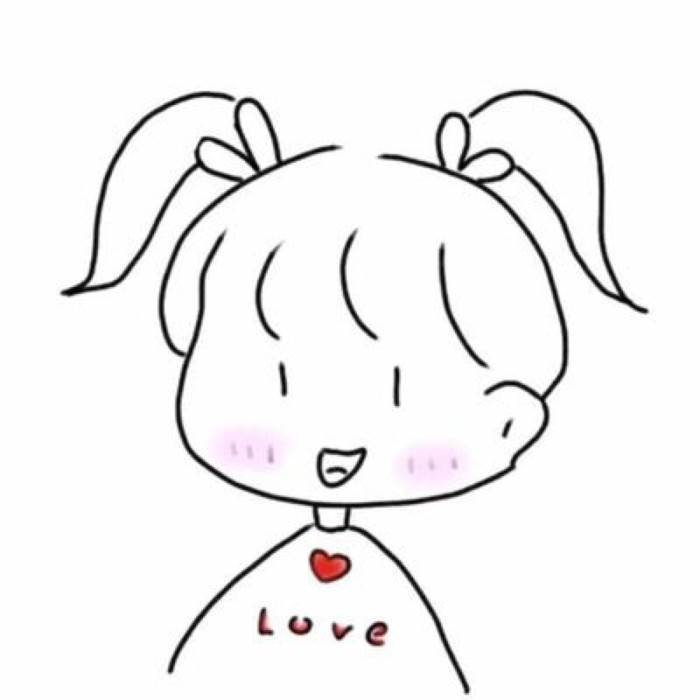 女孩头像简笔画