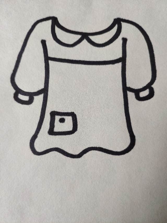 衣服简笔画图片大全