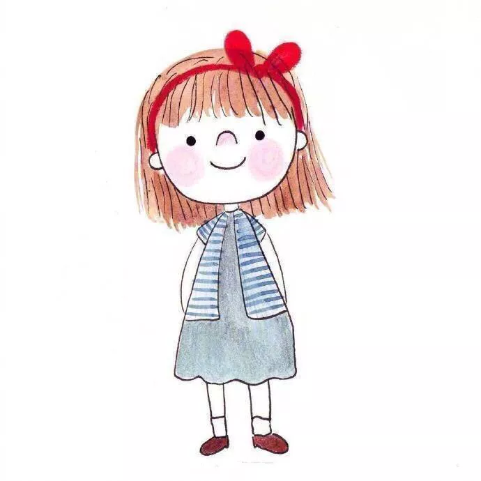 女孩头像简笔画