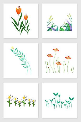 小花小草简笔画