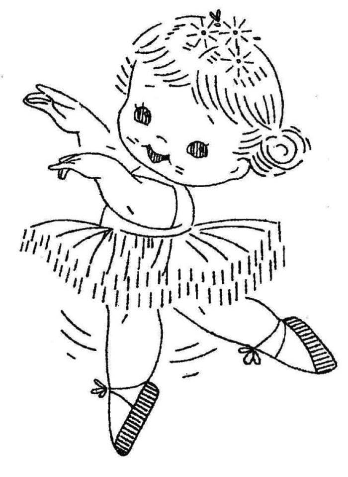 芭蕾舞简笔画