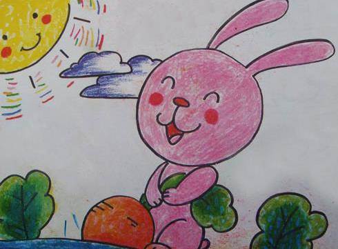 画小兔子的作品