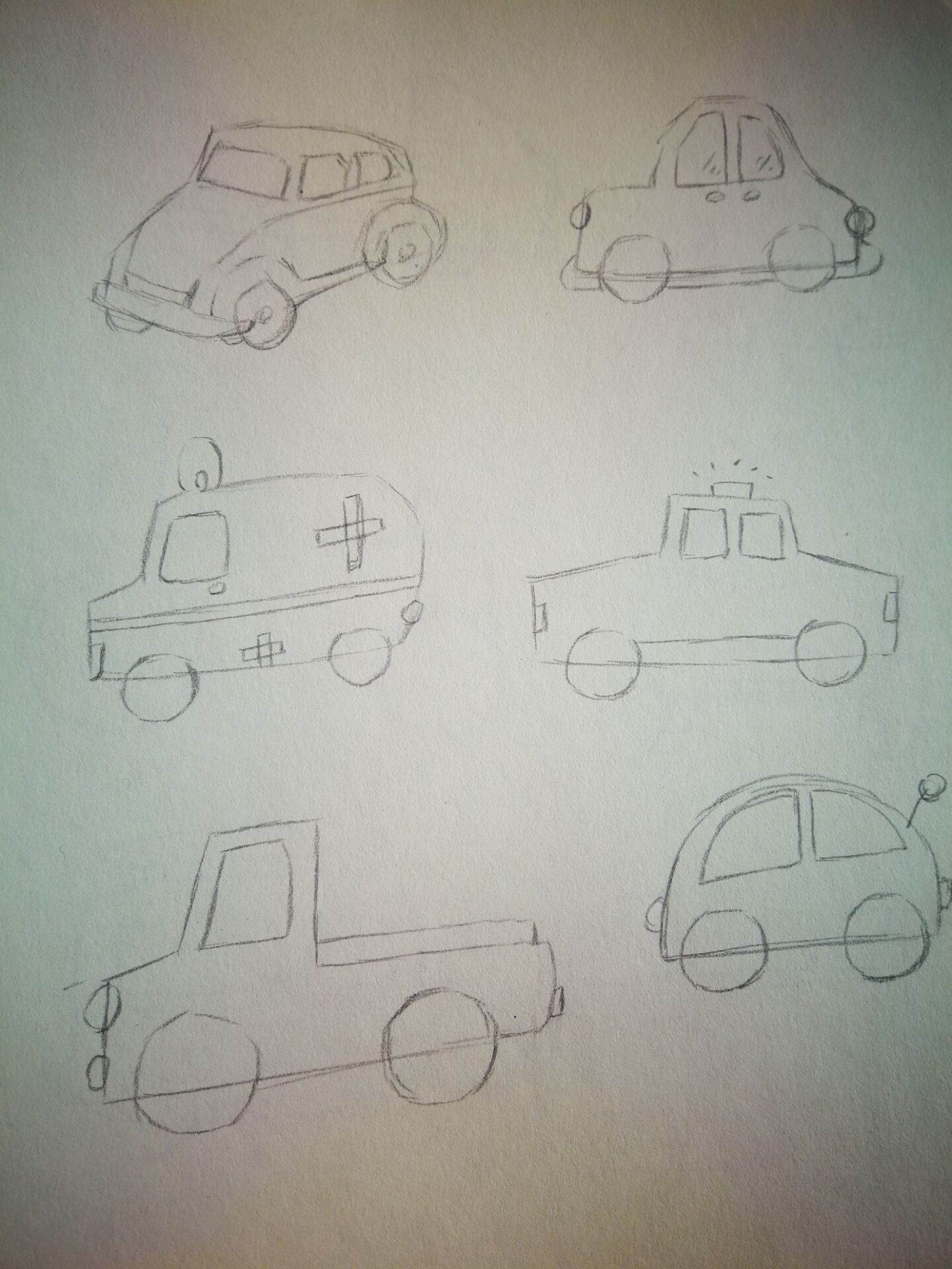 汽车的画法