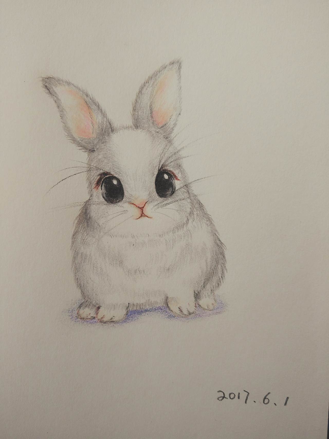 画小兔子的作品