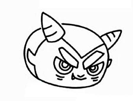 恶魔简笔画