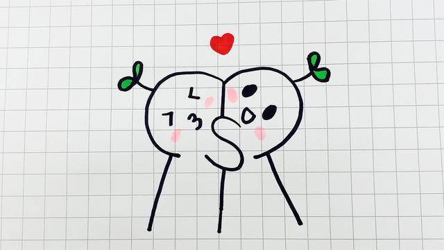 拥抱简笔画