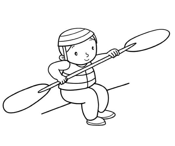 划船简笔画