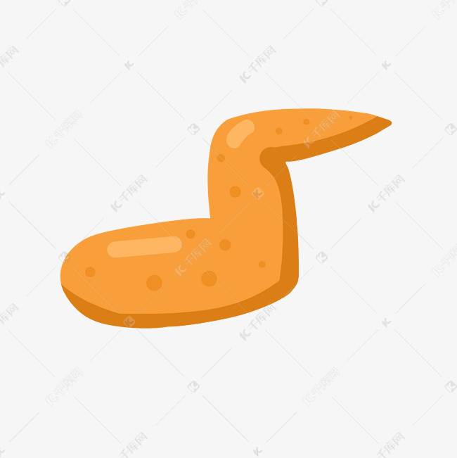 鸡翅简笔画