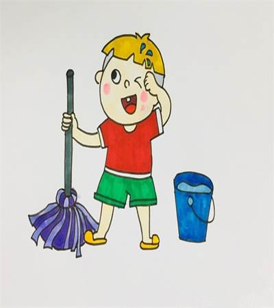 劳动简笔画