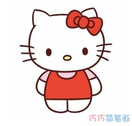 可爱猫咪简笔画