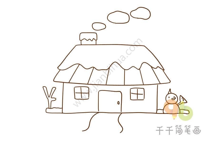 家的简笔画