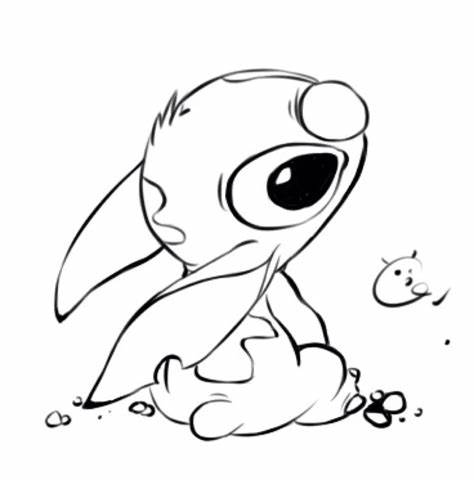 史迪奇简笔画