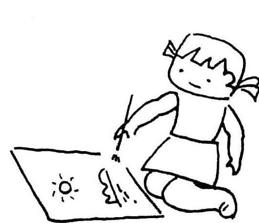 小孩子的简笔画