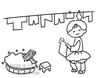 劳动简笔画