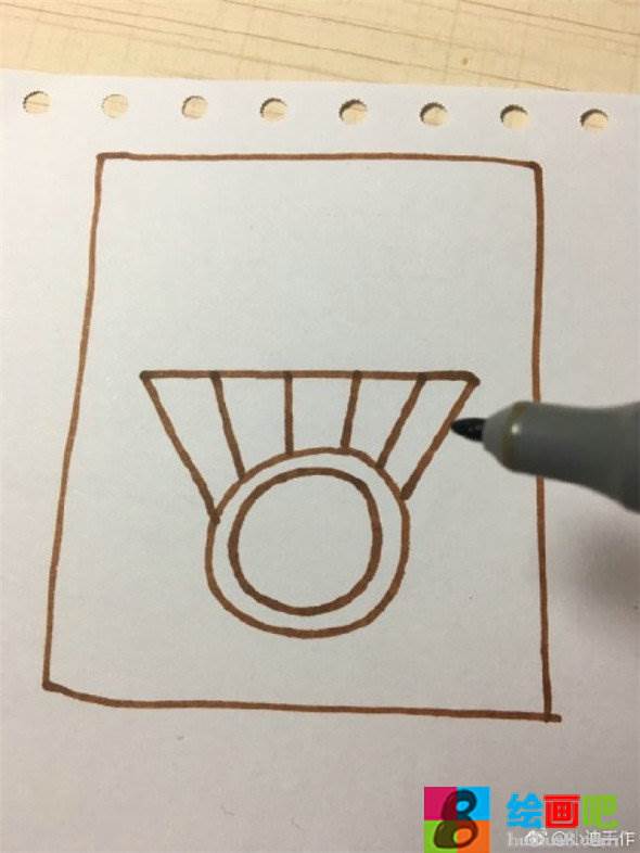 戒指简笔画