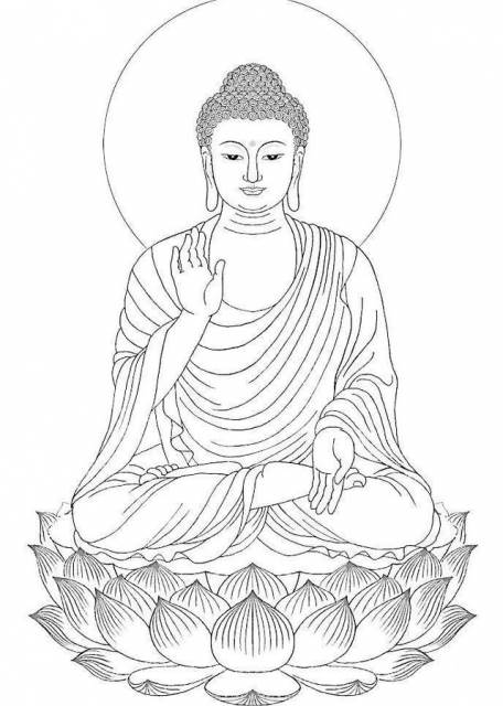 佛像简笔画