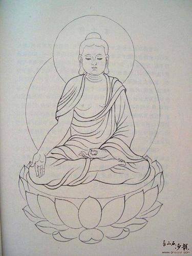佛像简笔画