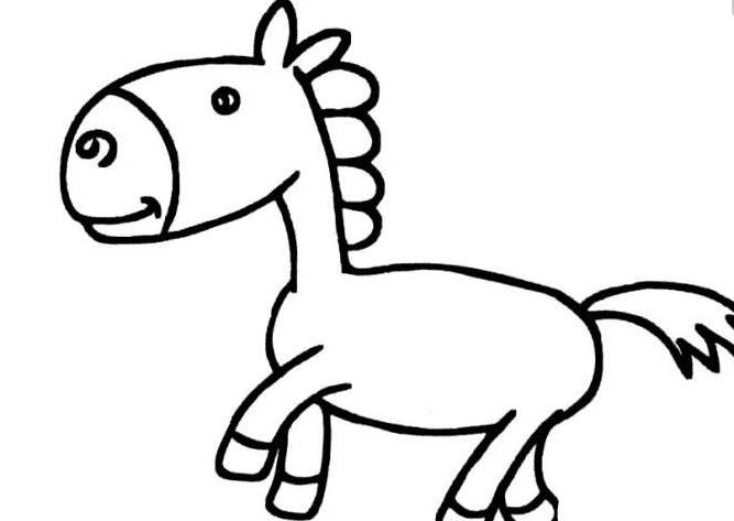 毛驴简笔画