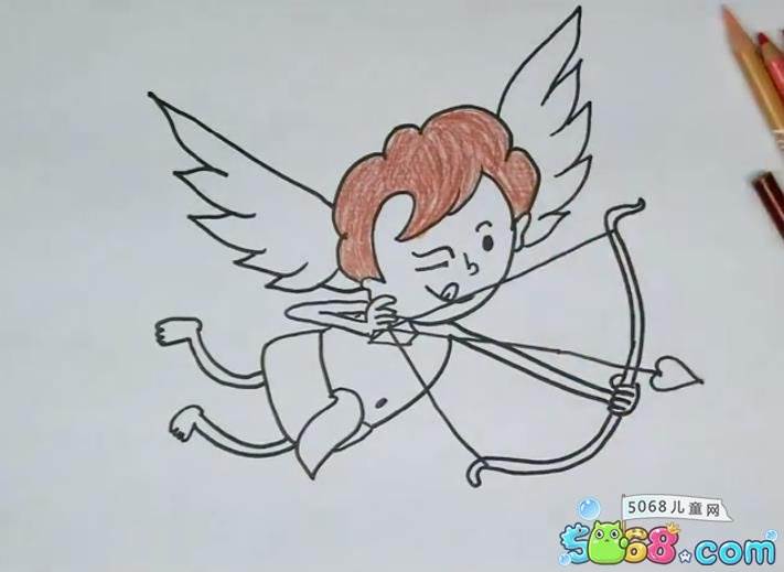 丘比特简笔画