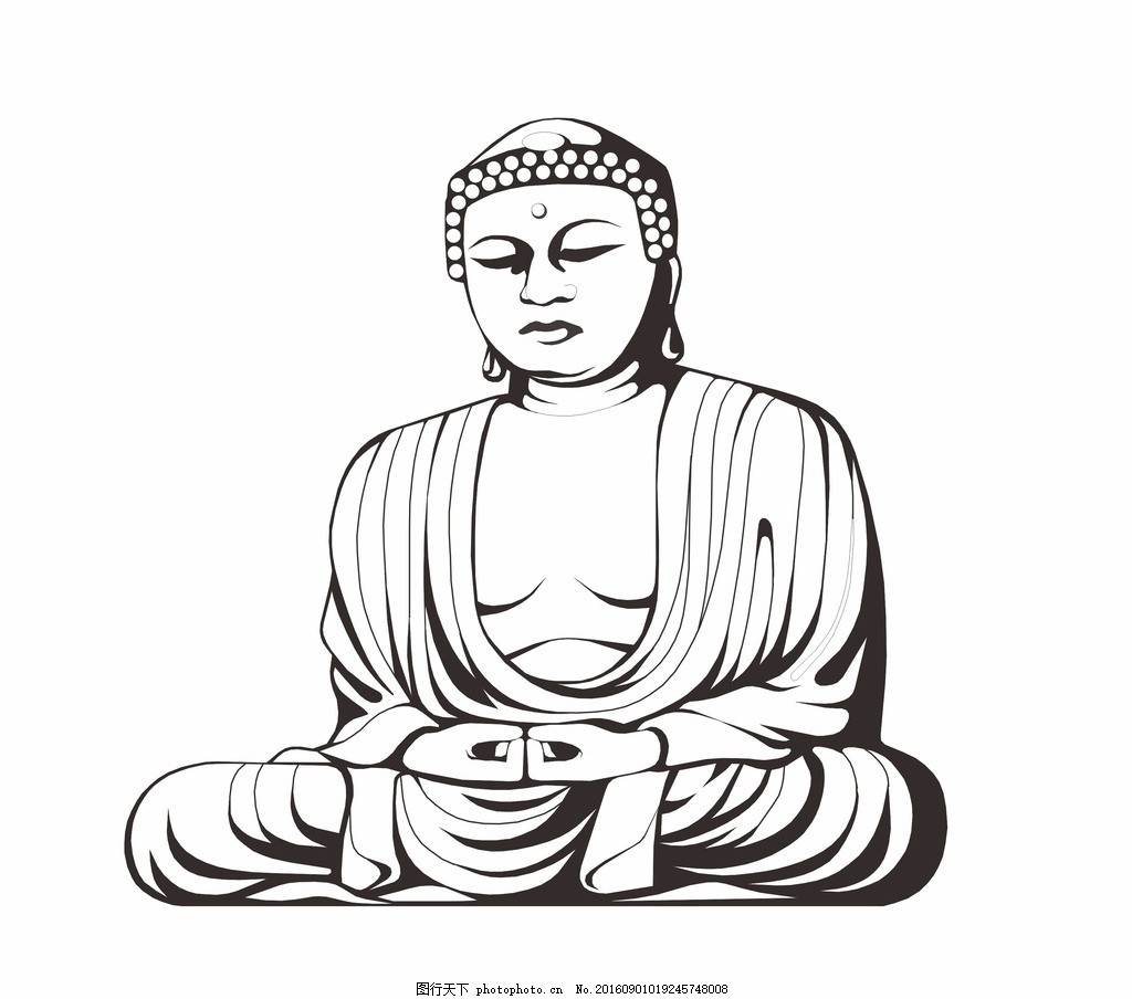 佛像简笔画