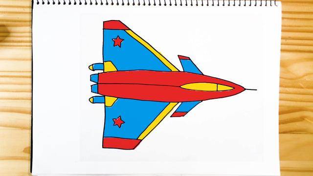 飞机卡通画