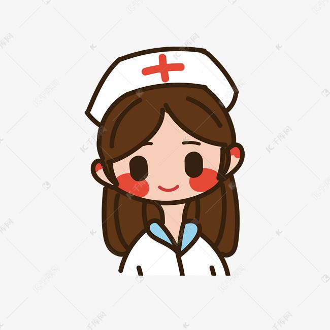 护士卡通绘画