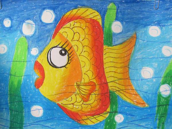 儿童画小鱼